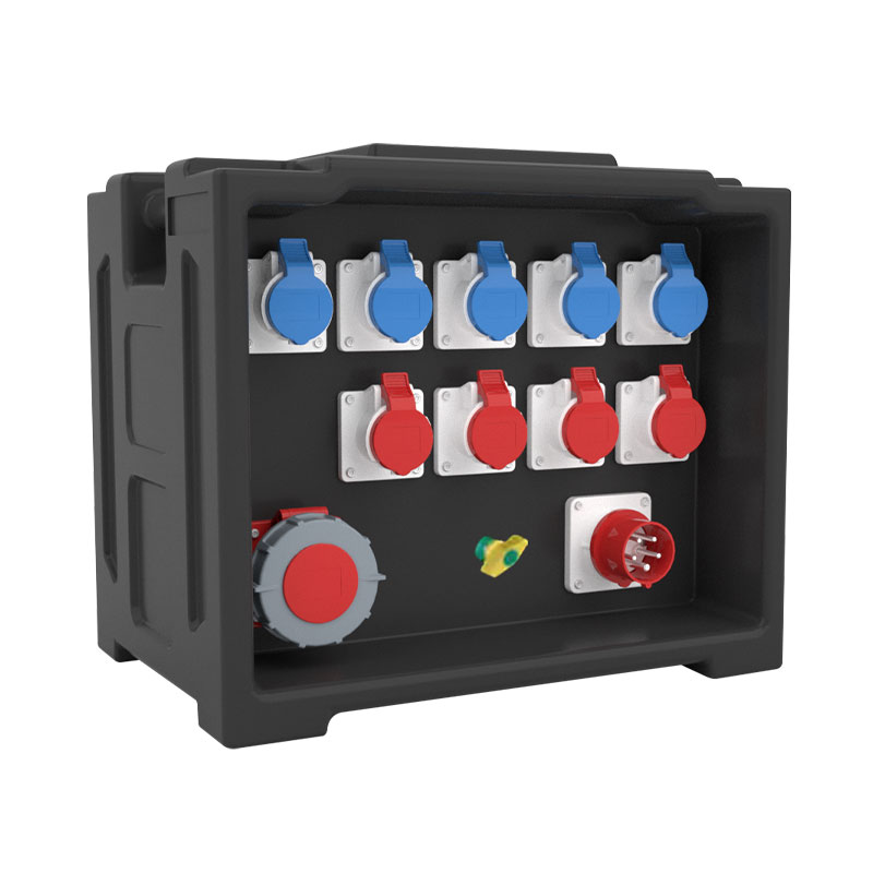 9PHLTD stage lighting distribution box portable stage distribution box stage DJ equipment LED lighting 9 industrial sockets, one 63A, one five core industrial plug 9PHLTD stage lighting distribution box portable stage distribution box stage DJ equipment LED lighting 9 industrial sockets, one 63A, one five core industrial plug