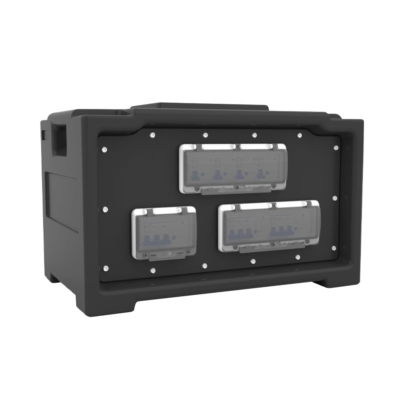 PHLTD Stage Lighting and Sound Equipment Stage Lighting Distribution Box Equipped with Three Waterproof Window Independent Switches