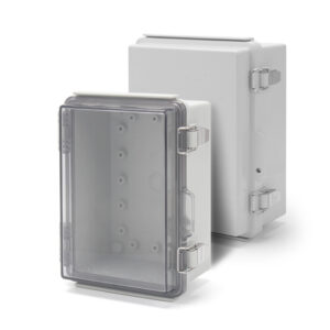 PHLTD hinge buckle waterproof box, BG stainless steel buckle, ABS plastic outdoor monitoring distribution box, foundation box, junction box