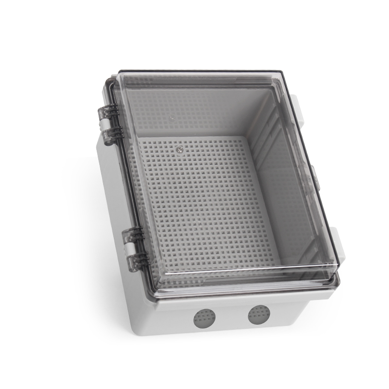 PHLTD outdoor waterproof monitoring electrical instrument box with outlet hole control base box transparent model 220x170x110mm PHLTD outdoor waterproof monitoring electrical instrument box with outlet hole control base box transparent model 220x170x110mm